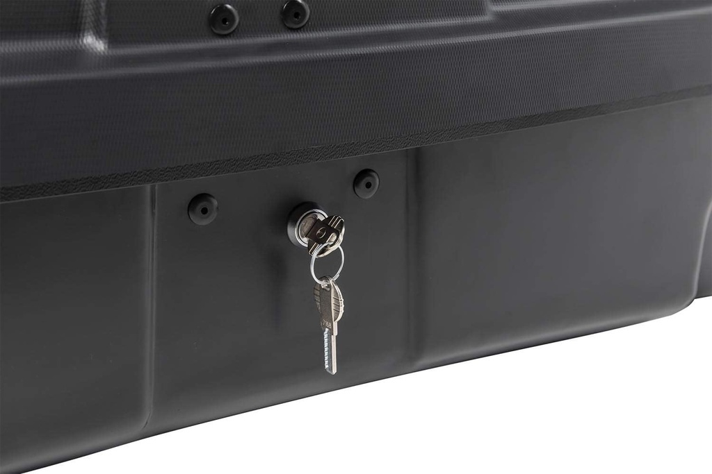 Coffre sur Attelage 300L Universel - Charge max 30 Kgs - Menabo Nekkar Noir