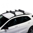 Porte-Skis sur Barres de Toit 4 Paires de Skis ou 2 Surfs - Cruz Ski Rack Dark 4