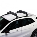 Porte-Skis sur Barres de Toit 6 Paires de Skis ou 4 Surfs - Cruz Ski Rack Dark 6