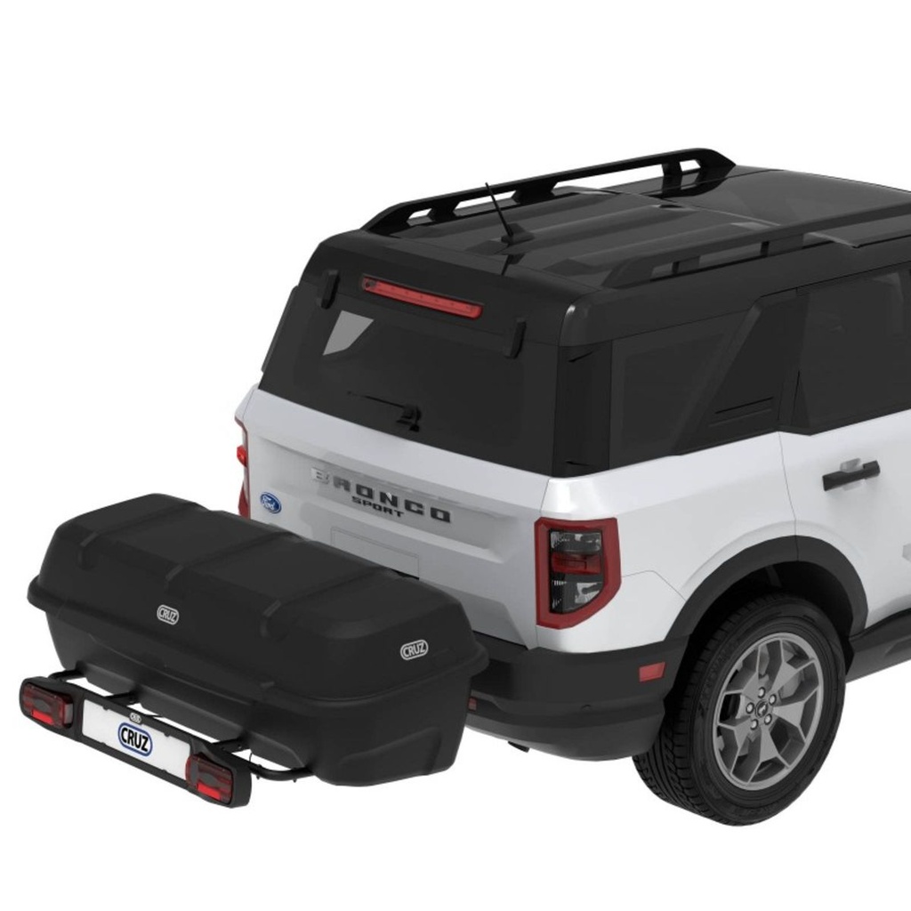 Plateforme + Coffre sur attelage 400L - 50 Kgs charge - Cruz Rear Tailo + Sector 400NT