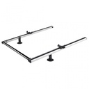 Rouleau extensible en aluminium pour barres de toit Cruz Alu Cargo
