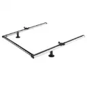 Rouleau extensible en aluminium pour barres de toit Cruz Alu Cargo