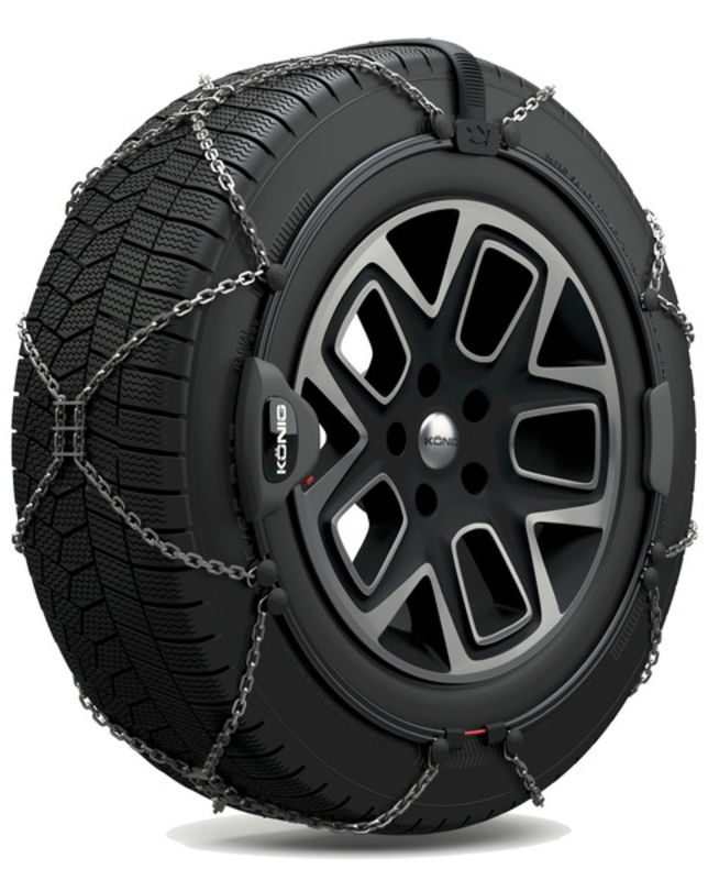 Jeu de Chaines Neige Voiture et SUV KONIG Reflex Cross n°213 | Taille: 195/55-16