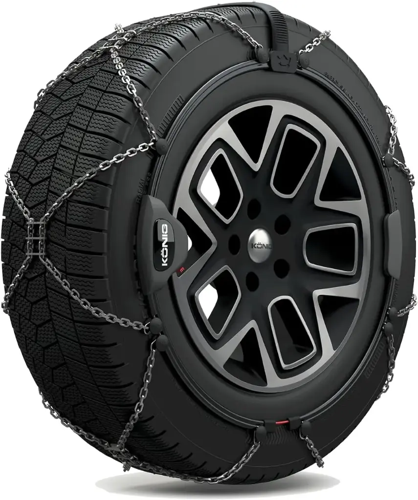 Jeu de Chaines Neige Voiture et SUV KONIG Reflex Cross n°228 | Taille: 205/70-15