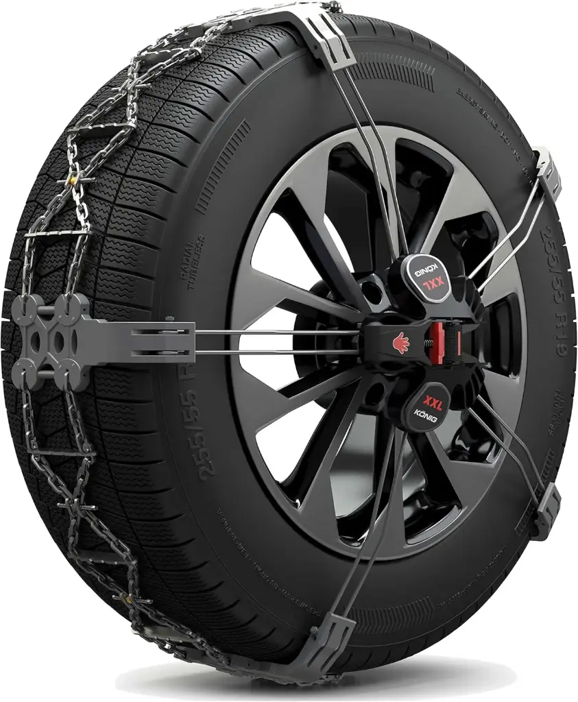 Chaînes à neige KÖNIG K-SUMMIT XXL 67 | Spécial -ZERO- encombrement | Taille: 285/35-22