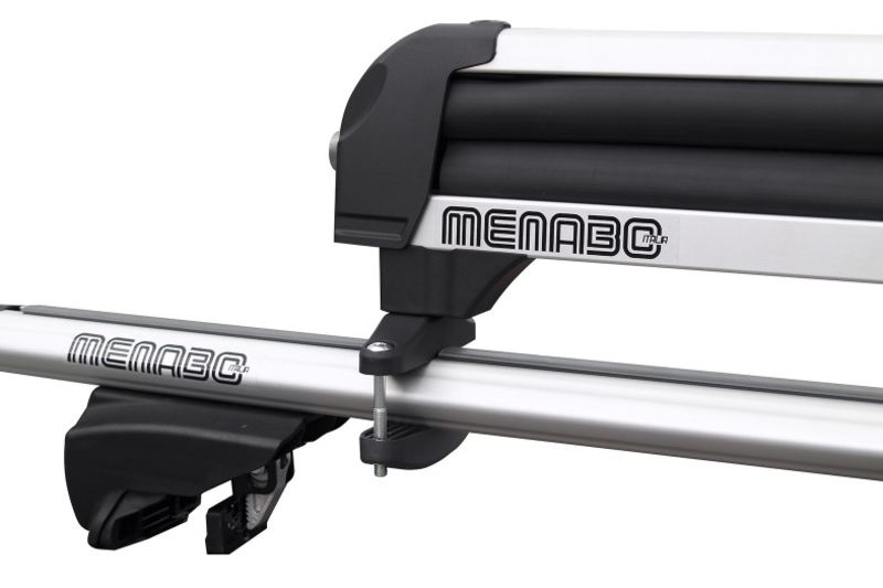 Kit de fixations sur barres de toit pour porte-skis Menabo Iceberg