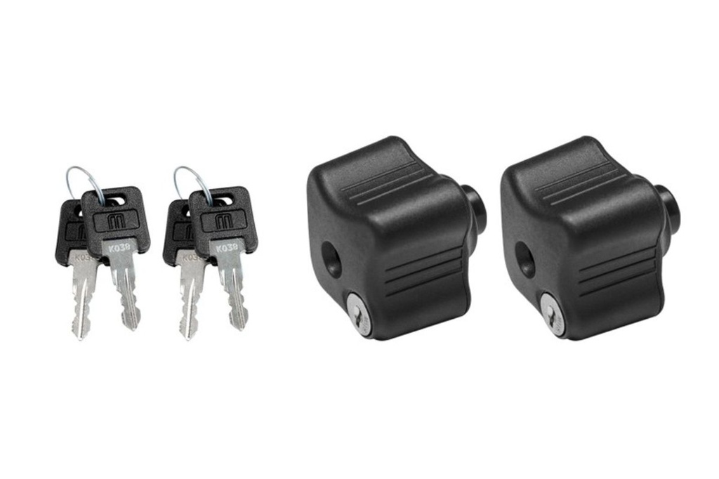 4x serrures antivol pour sécuriser vos vélos pour porte-vélos de marque Menabo