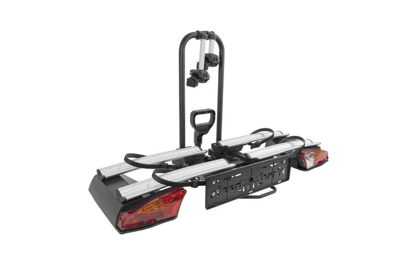 Porte-vélos sur attelage / Plateforme 2 vélos pliable et rabattable - Menabo Antares 2 - compatible vélos électriques