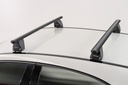 Barres de toit Profilées Aluminium Noir pour Vw Transporter T5 de 2003 à 2008