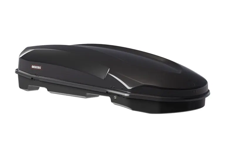 Coffre de toit 600L MENABO SATELLITE 600 Duo - Noir Brillant