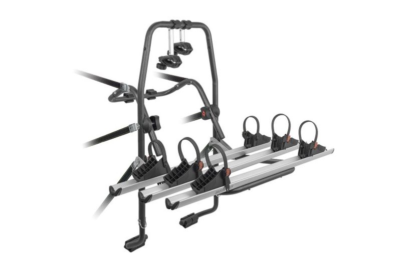 Porte-velos sur hayon / plateforme 3 velos - Menabo Stand Up 3