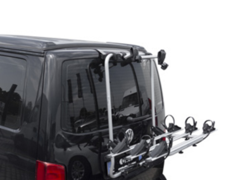 Porte-vélos sur Coffre / Hayon 3 vélos pour Vw Transporter T6 - Menabo Shadow T6