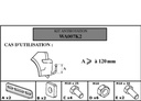Kit antirotation col long - Mottez A007K2