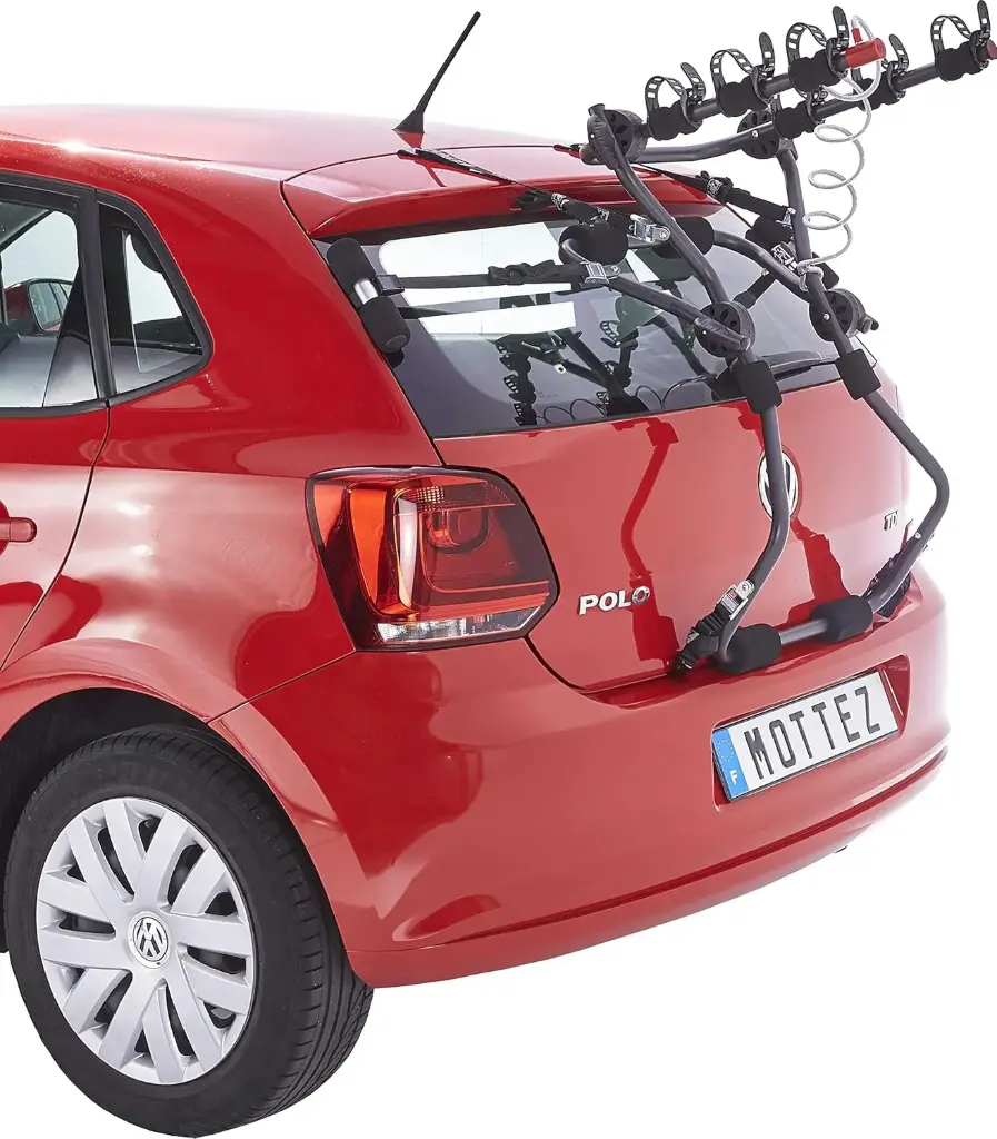Porte-vélos 3 vélos sur Hayon ou Barres de toit - Mottez A016P3 / SHIVA 3