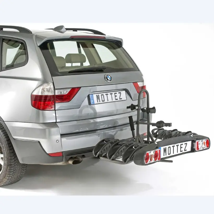 Porte-Vélos attelage Rabattable / Pliable 3 Vélos / Mottez Apollon 3