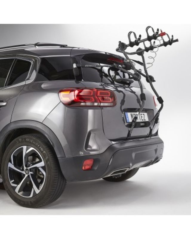 Porte-vélos 2 vélos éléctriques sur coffre Mottez Shiva 2 Elec