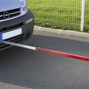 Barre de remorquage homologuée Tüv Longueur montée 1,70m | Pour véhicule de tourisme Jusqu´à 2T500 | 2 tubes diamètre 35 et 40mm
