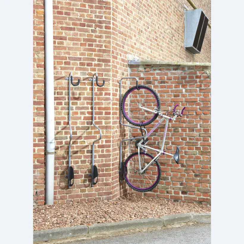 Range vélo mural individuel antivol - Mottez B123P