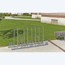 Râtelier à vélos 5 Vélos - 2 Niveaux avec Arceaux - Mottez B129AR