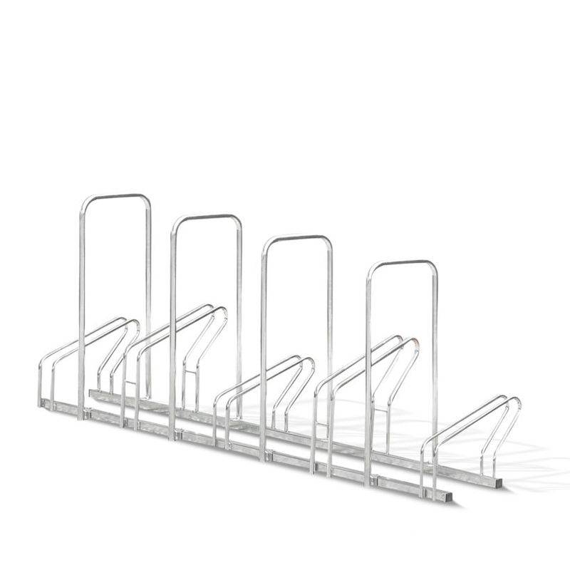 Râtelier à vélos 5 Vélos - 2 Niveaux côte à côte avec Arceaux - Mottez B200AR