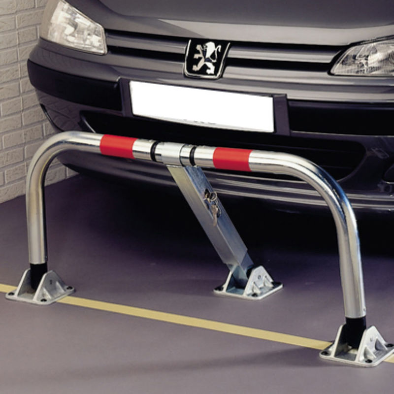 Barrière de Parking Rabattable indéformable - Serrure cylindre européen - Mottez B304C