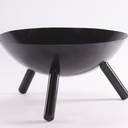 Brasero de Jardin Noir Diamètre 56 cm - Hauteur 29 cm - Mottez J155S