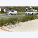 Râtelier à vélos 4 Vélos - 2 Niveaux côte à côte - Mottez M024V4