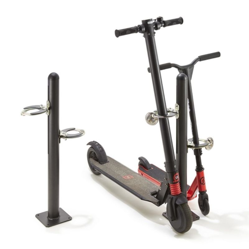 Poteau range 2 trottinettes - Mottez M508C