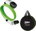 Câble de Charge pour véhicules électriques ou Hybrides Rechargeables Type 2 vers Type 2 - 11kW - 5m - Valeo Ineez - 652104