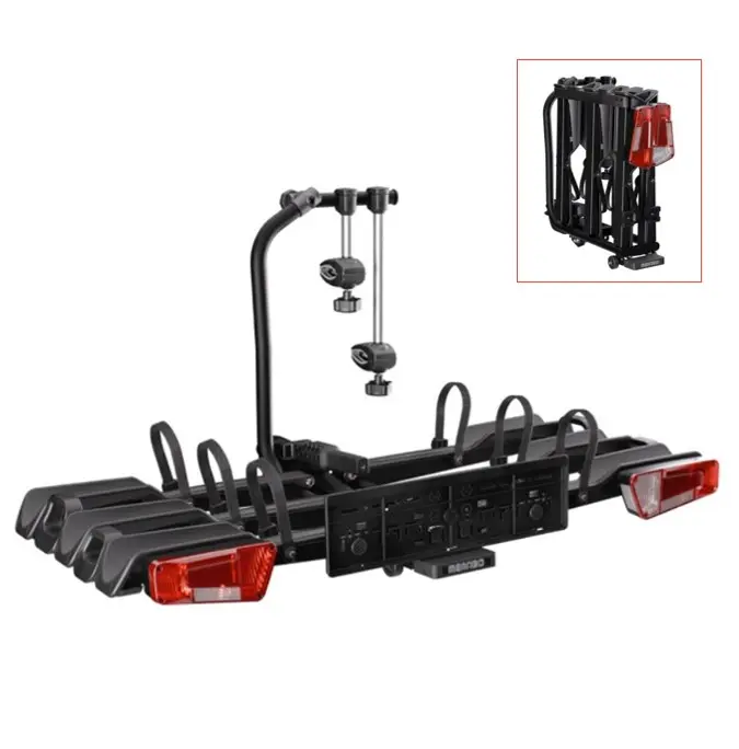 Porte-vélos Pliable sur Attelage 3 vélos Rabattable - Menabo Orbit 3