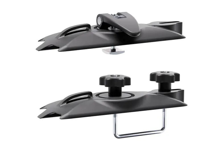 Kit de fixations pour Barres de toit, à la fois externe et en rainure, compatible avec coffres de toit Menabo Duo Crab