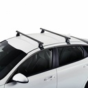 Jeu de 2 Barres de toit Acier pour Peugeot 207 de 2006 à 2012