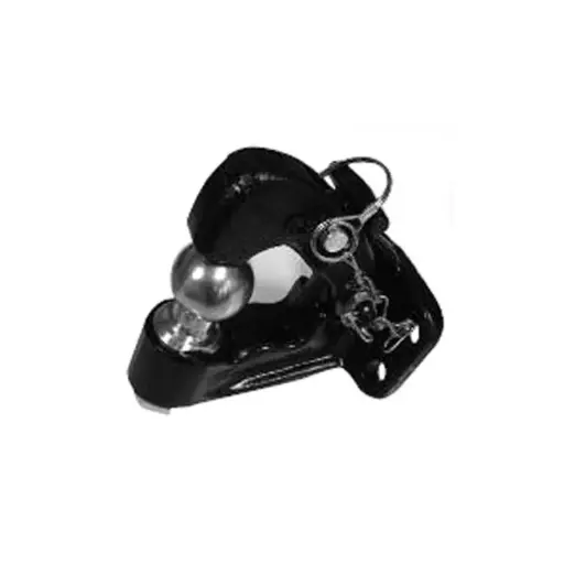 [BOISCBG4-83x56] Crochet Boule 3,5T 4 Trous Diamètre 11mm Entraxe 83x56mm