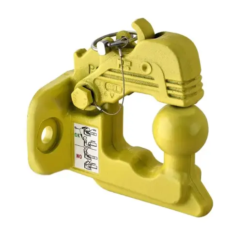 [BOISCBM2] Crochet Boule 3,5T 2 Trous Diamètre 17mm Entraxe 90mm - Pommier-Moreau