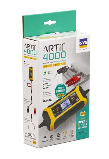 [GYS 029583] Chargeur de batterie 4A - GYS ARTIC 4000