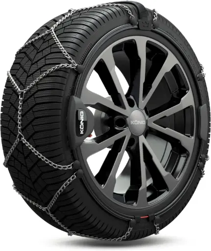 [KONIEDGE597-215/40-18] Jeu de Chaines Neige Voiture et SUV KONIG Reflex Edge n°597 | Taille: 215/40-18