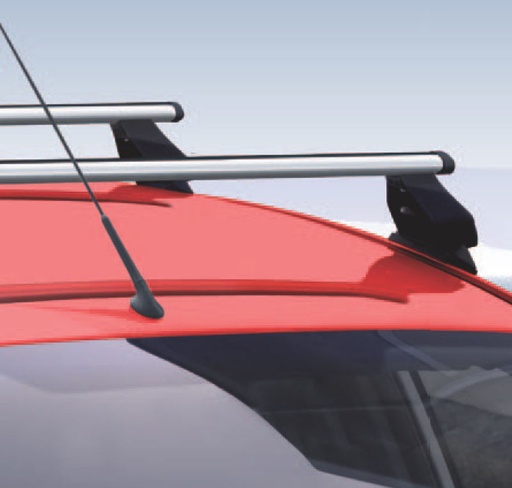 [MENA1403] Barres de toit Aluminium pour Toyota Corolla Cross dès 2020 - avec Barres Longitudinales intégrées