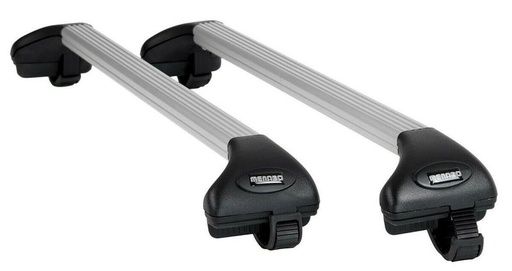 [MENAARIETE-RAISED-002] Barres de toit Aluminium pour Volvo XC70 de 2001 à 2007 - avec Barres Longitudinales