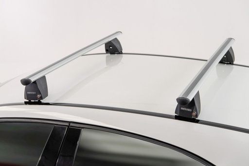 [MENADELTA202L-SIL-002] Barres de toit Profilées Aluminium pour Subaru WRX - 4 portes - dès 2016
