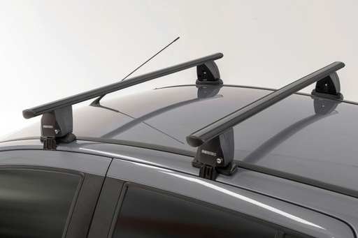 [MENADELTAB047L-002] Barres de toit Profilées Aluminium Noir pour Jaguar F-Pace - 5 portes - dès 2016