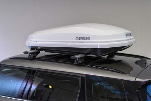 [MENADIAMOND45DW] Coffre de toit 450L MENABO DIAMOND 450 DUO Blanc-Brillant