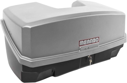 [MENANEKKAR] Coffre sur Attelage 300L Universel - Charge max 30 Kgs - Menabo Nekkar Silver