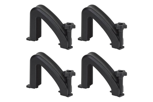 [MENAPRO1096] Jeu de 4 Supports de Charge pour Barres de toit Menabo Pro