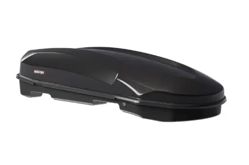 [MENASATELLITE600DB] Coffre de toit 600L MENABO SATELLITE 600 Duo - Noir Brillant