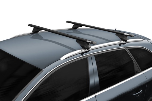 [MENATIGER-BL-092] Barres de toit Aluminium Noir pour Bmw Serie 2 Active Tourer dès 2014 - avec Barres Longitudiinales