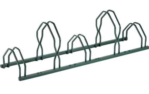 [MOTTB129VVT] Râtelier à vélos 5 Vélos - 2 Niveaux - Couleur verte - Mottez B129VVT