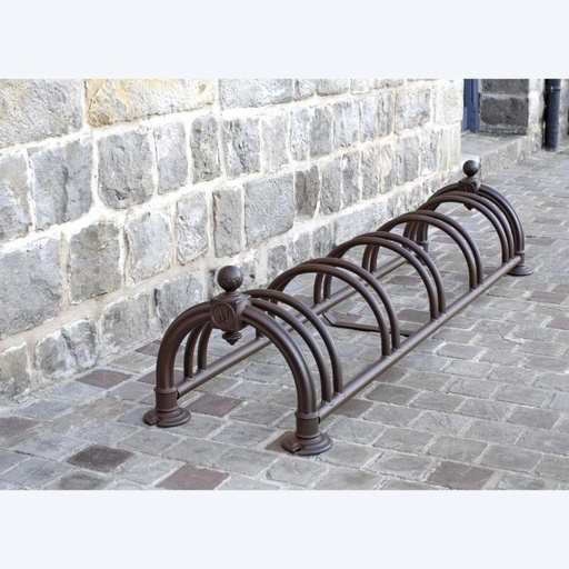 [MOTTB131USRG] Râtelier à Vélos 5 Vélos modèle Versailles Marron - Mottez B131USRG