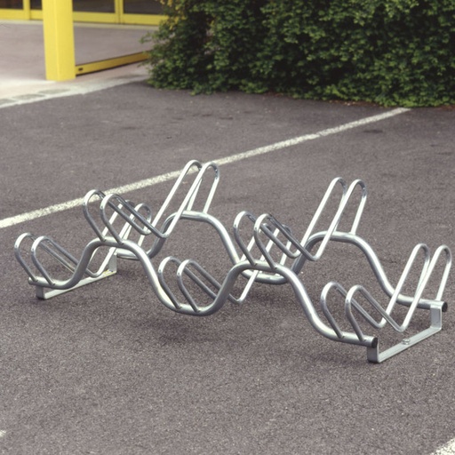 [MOTTB132V] Râtelier à vélos 5 Vélos - 2 Niveaux - Mottez B132V