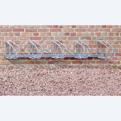 [MOTTB141V] Range 5 vélos mural à 45° -  Mottez B141V
