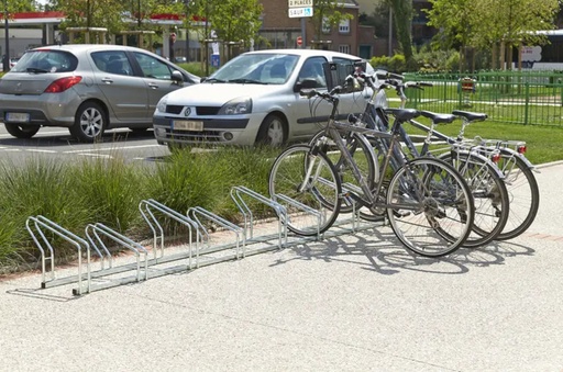 [MOTTB201C] Râtelier à vélos 10 Vélos - 2 Niveaux côte à côte - Mottez B201C